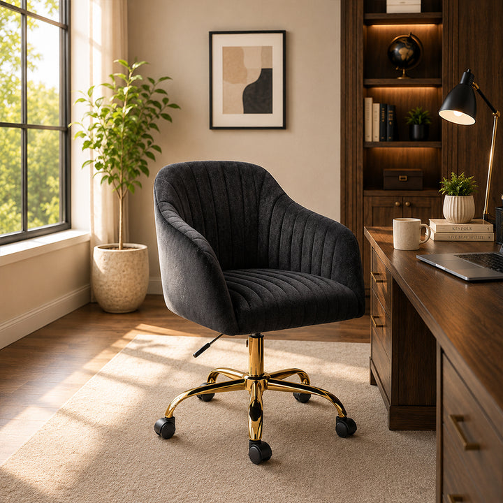 Louise Office Chair| Black