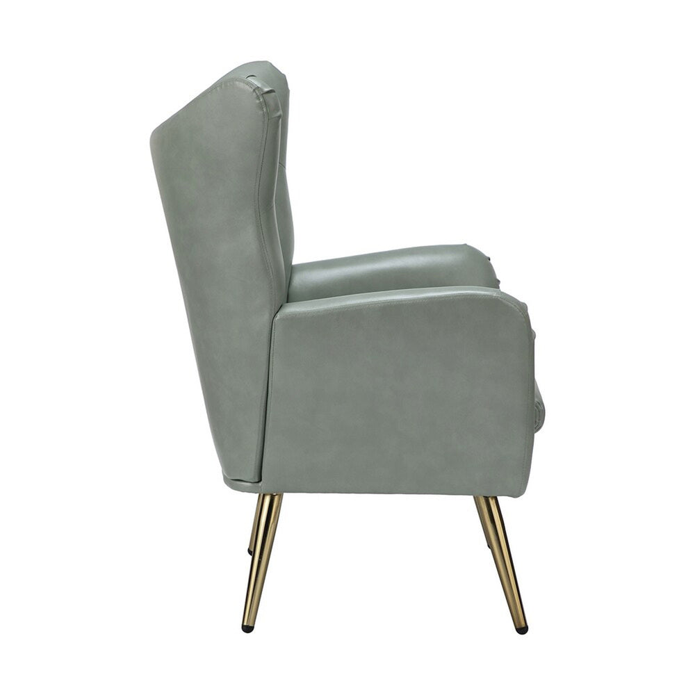 Hedley Accent Chair Sage | Classic Armchair Sage