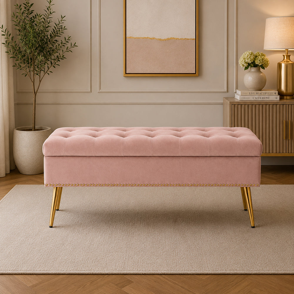 Doe Buck Cove bench|Pink