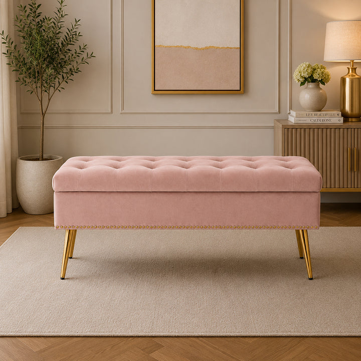 Doe Buck Cove bench|Pink