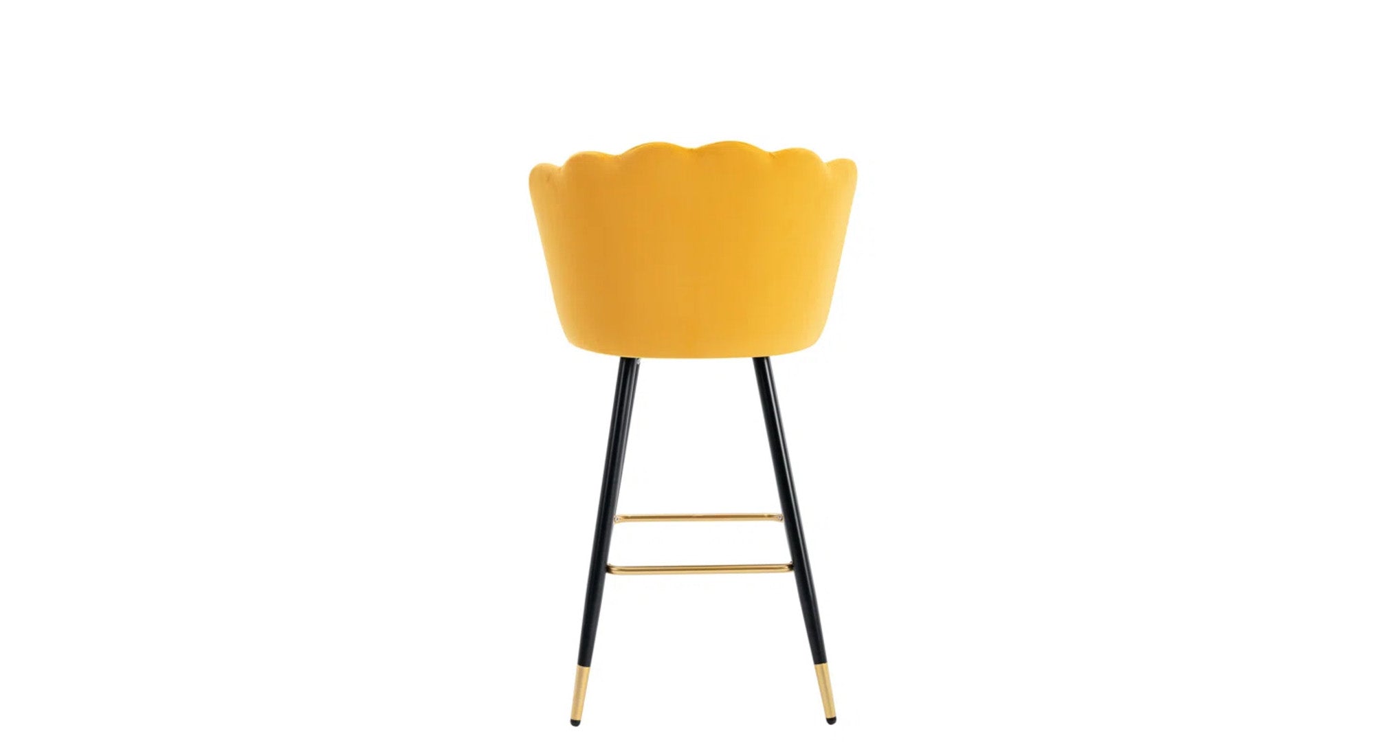 Flower Counter Stool - Yellow