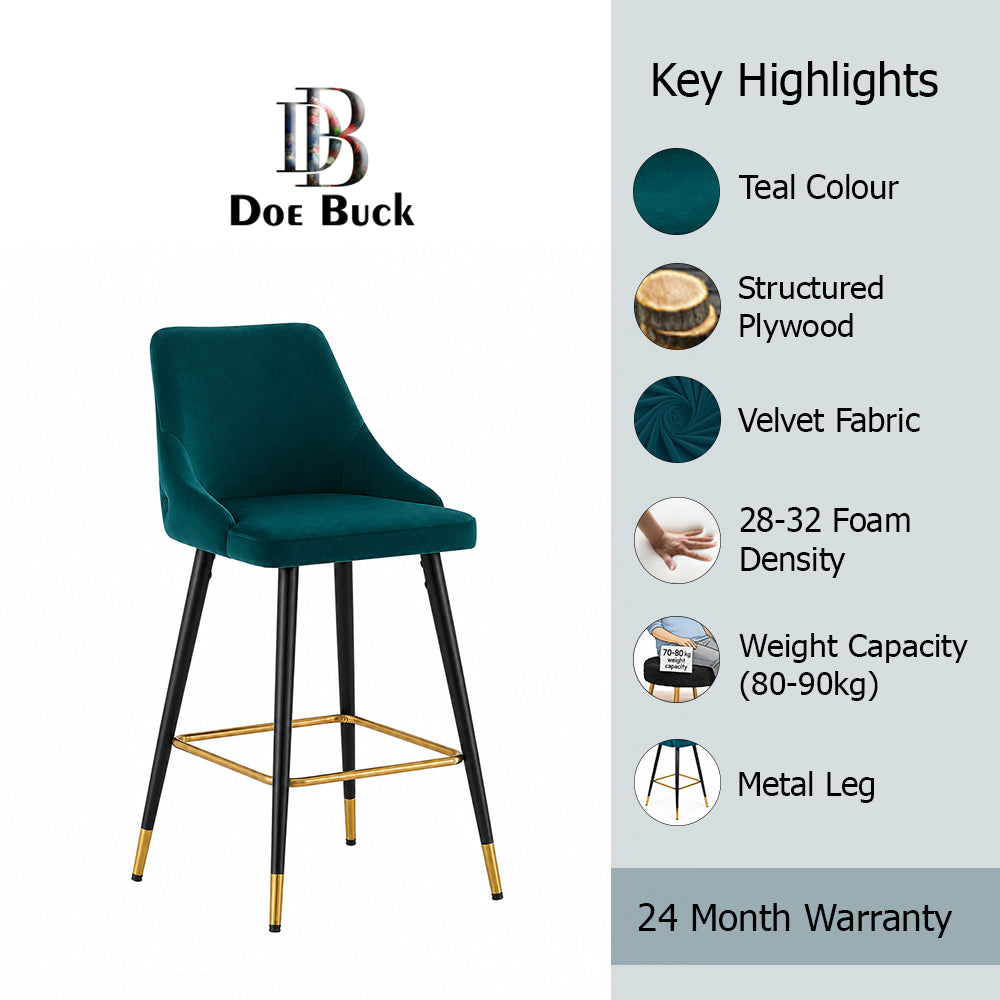 DoeBuck Davan Barstool|Teal