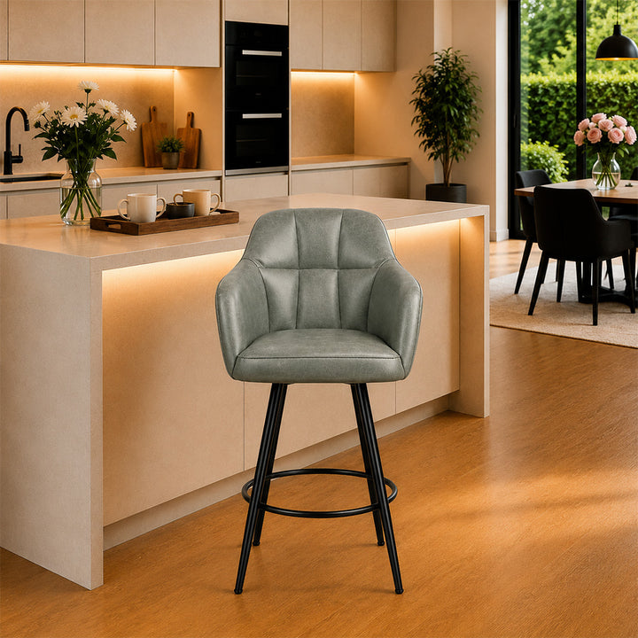 Doe Buck Cayden BarStool|Sage