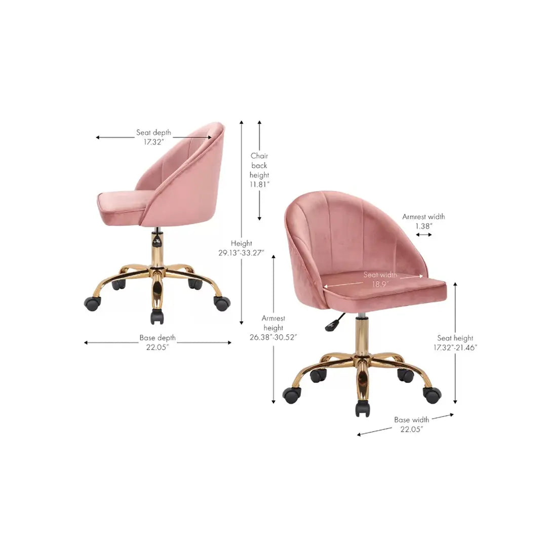 Hindmen Task Chair - Pink