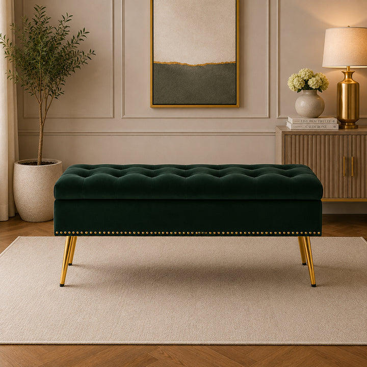 Doe Buck Cove bench|Green