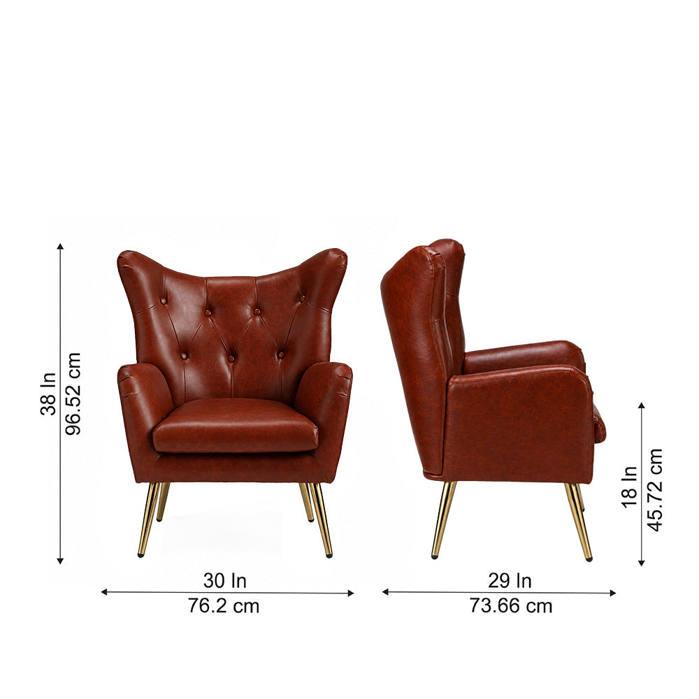 Haddly Lounge Chairs| Browm
