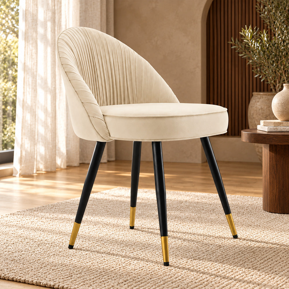 Momence velvet dining chair