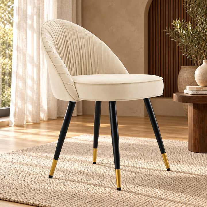 Momence velvet dining chair
