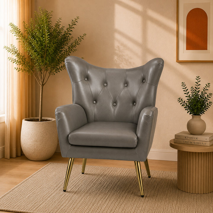 Haddly Lounge Chairs| Grey
