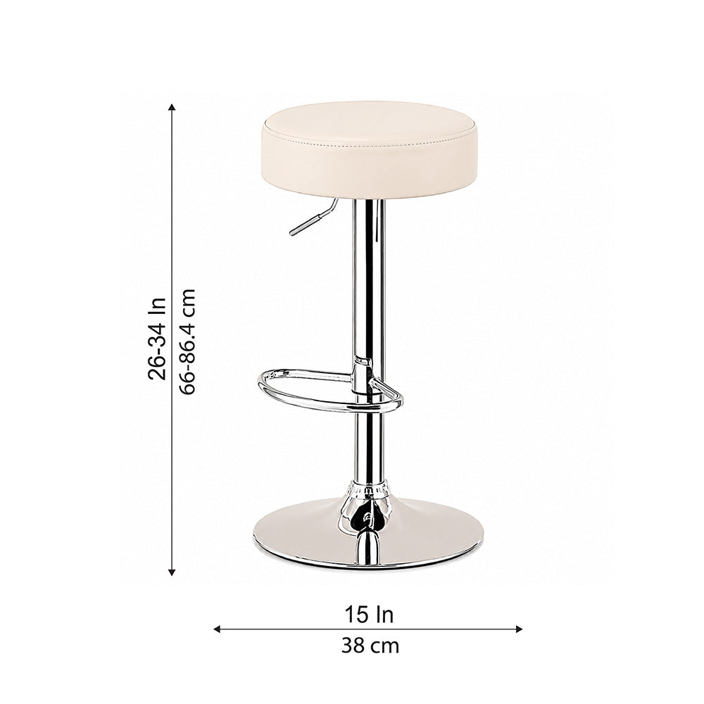 Doe Buck linon Barstool|Beige