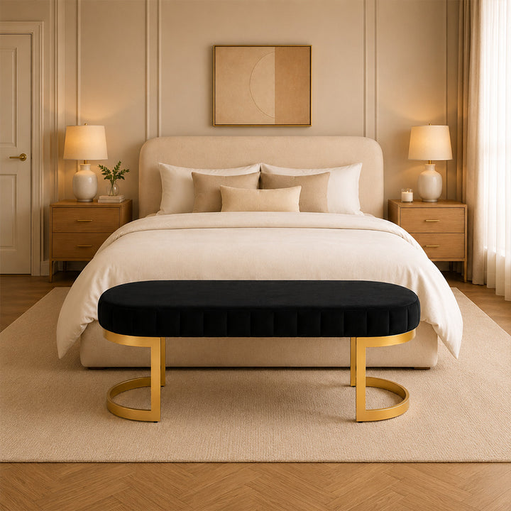Doe Buck Bella bench|Black