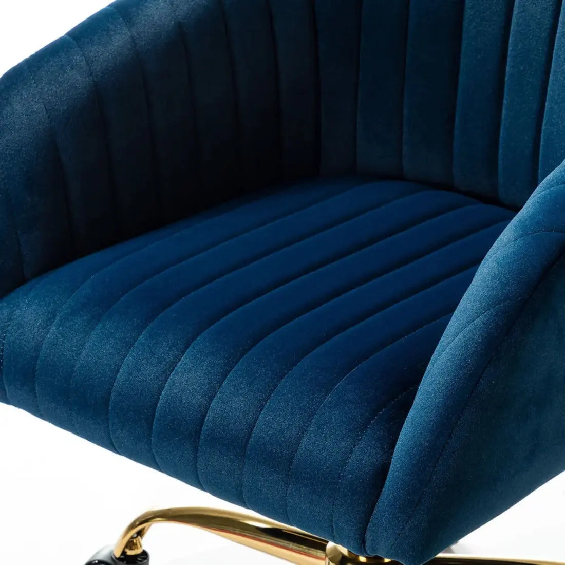 Louise Upholstered Task Chair – Blue