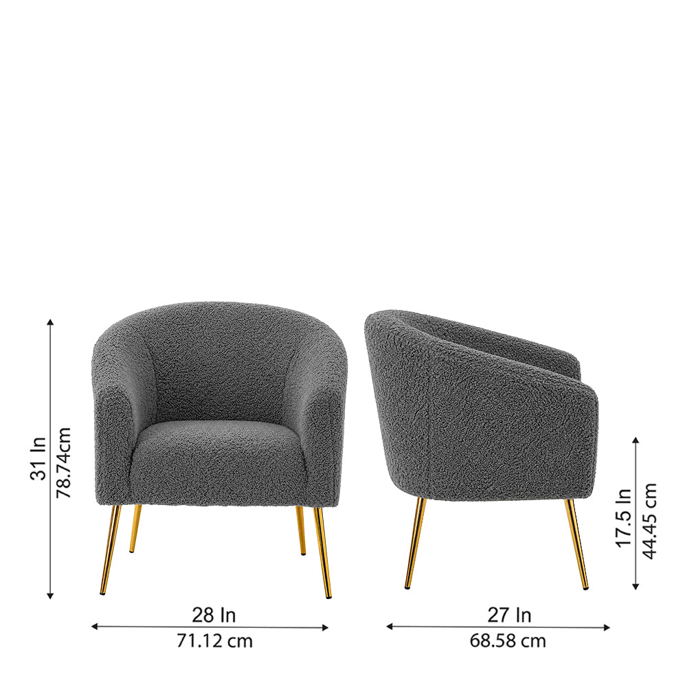 Herrin Accent Chair| Grey