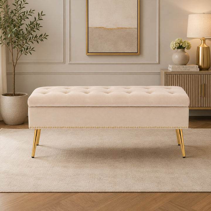 Doe Buck Cove bench|Beige
