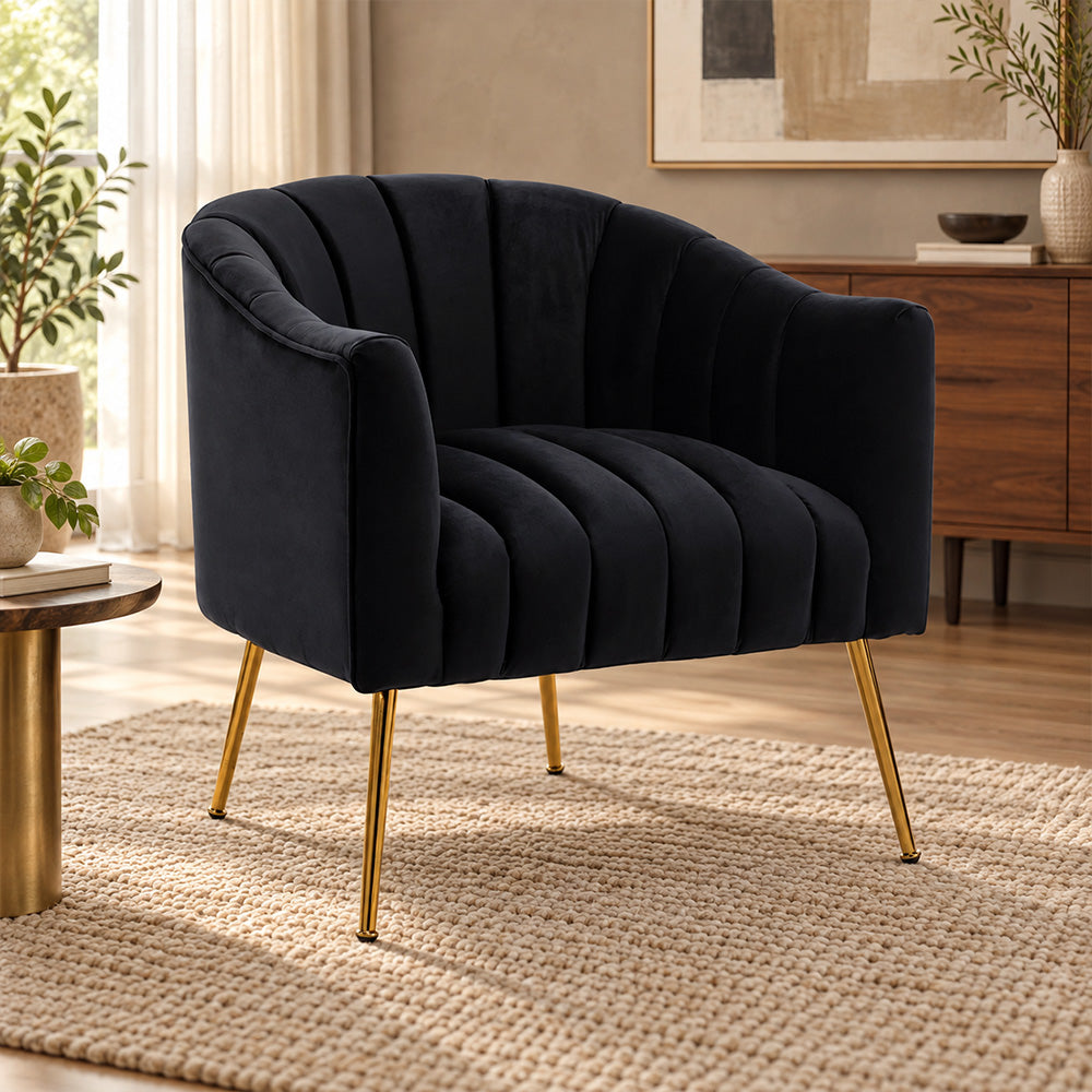 Jella Velvet Accent Chair