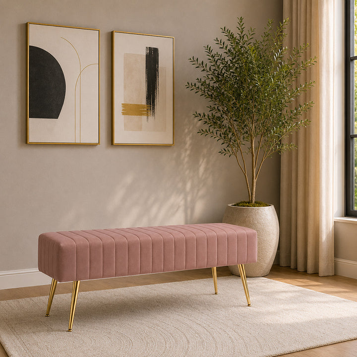 Doe Buck rule bench|Pink