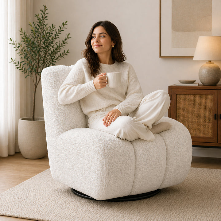 Eroomy Lounge Chair | Off White