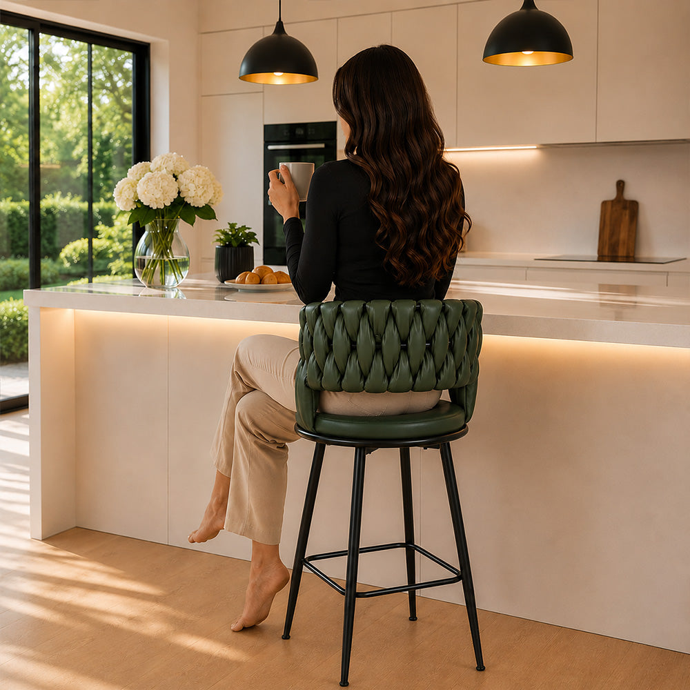 Doe Buck Presley Barstool|Green