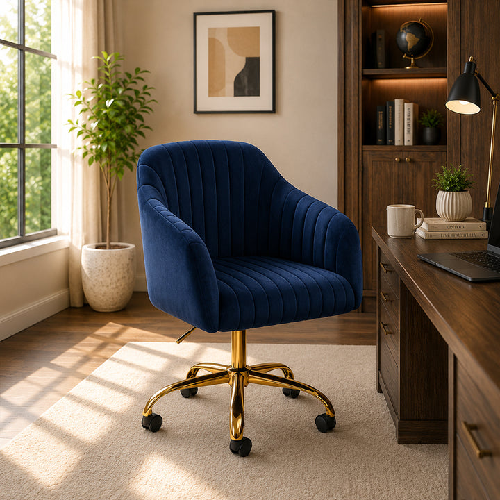 Louise Office Chair| Blue