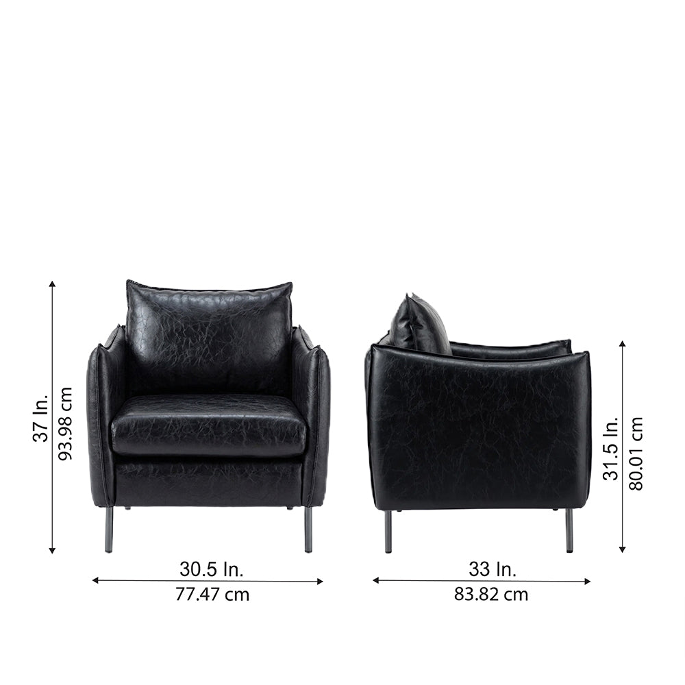 Lucas Mid Century Accent Chair
