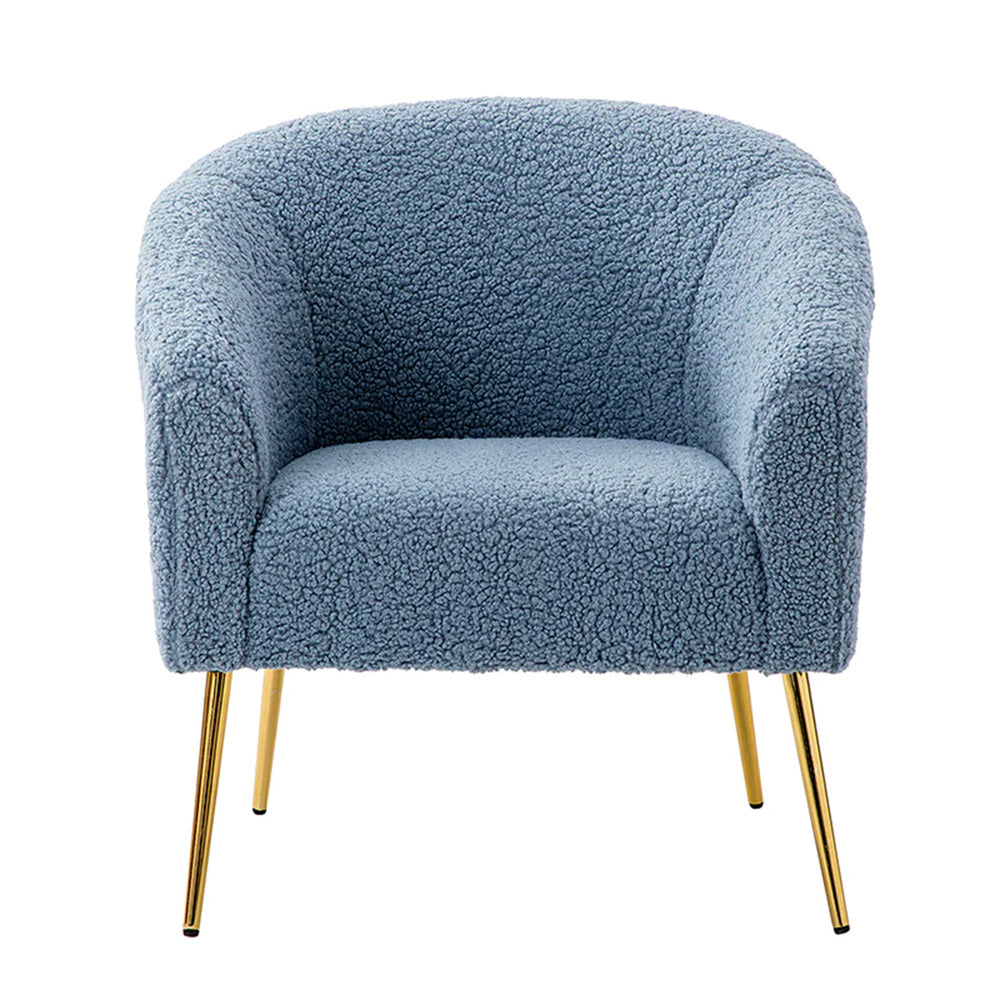 Herrin Accent Chair Blue | Scandinavian Accent Chair Blue