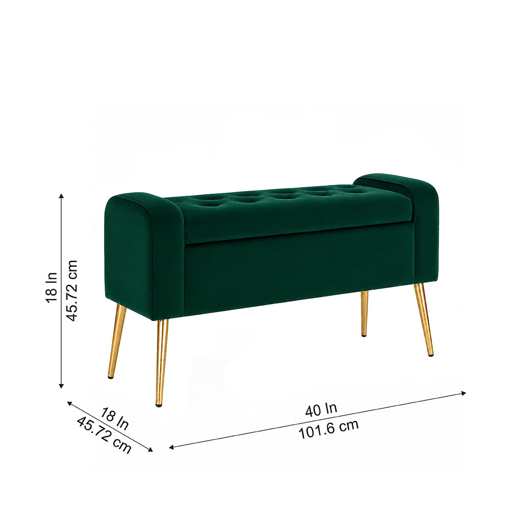 Doe Buck victoria bench|Green