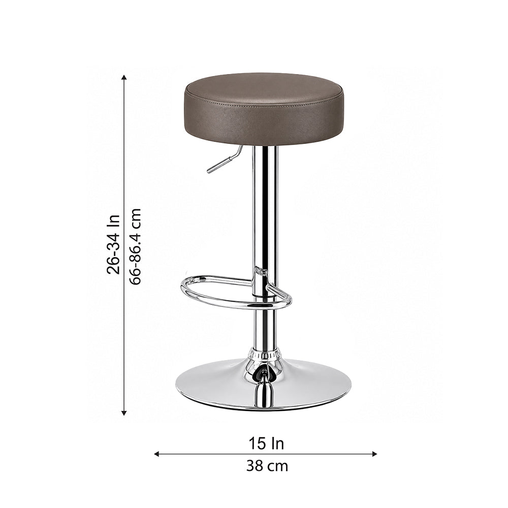 Doe Buck linon Barstool|Grey
