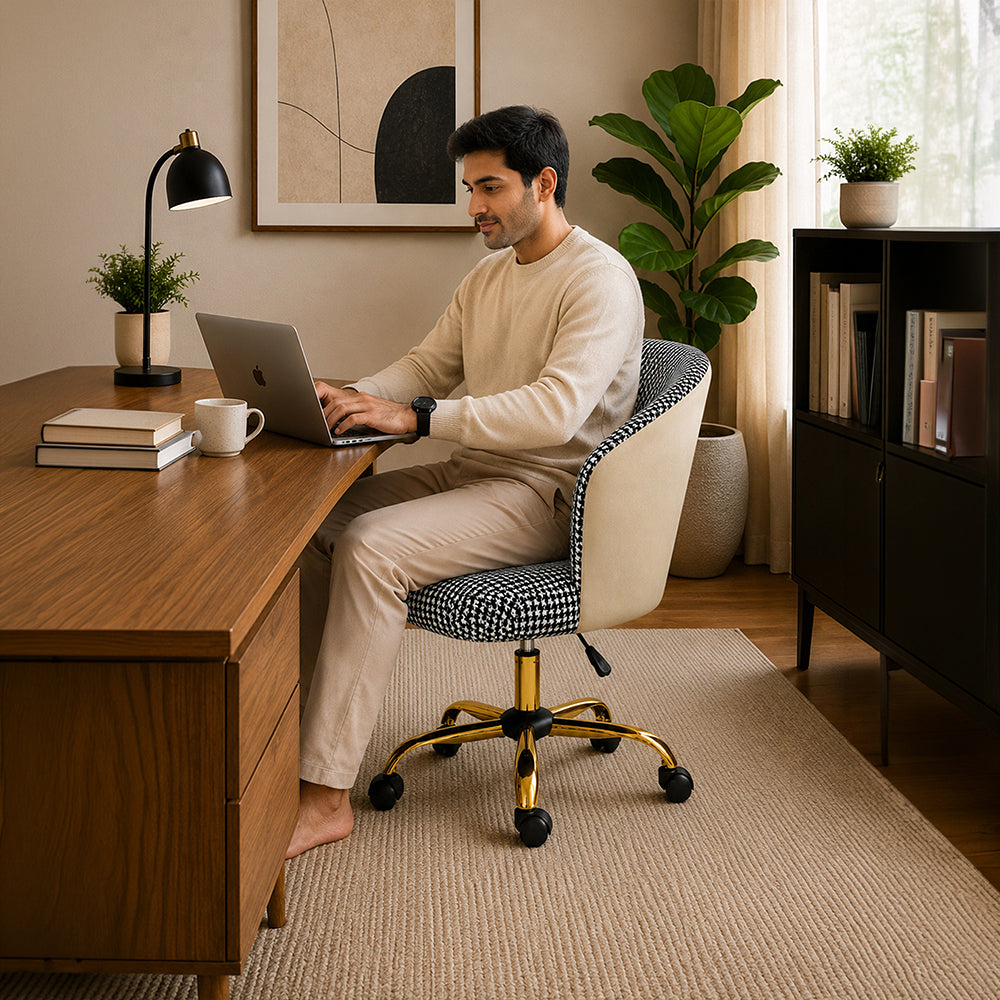 paolo Office Chair| Beige