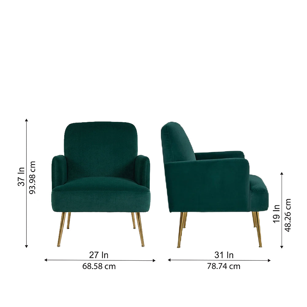 Esme Accent Chair|Green