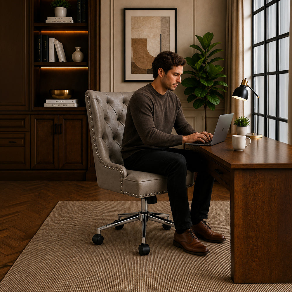 Amparo Office Chair| Grey