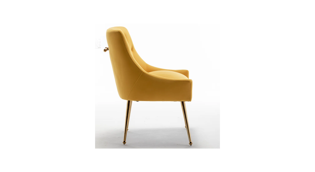 Asul Accent Chair Yellow | Designer Accent Chair Mustard Yellow