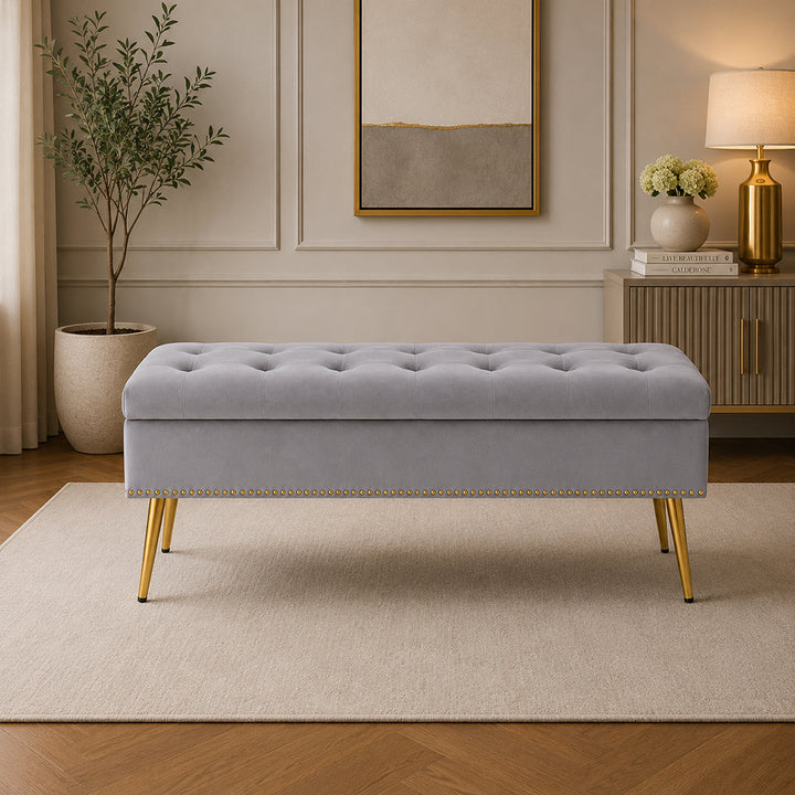 Doe Buck Cove bench|Grey