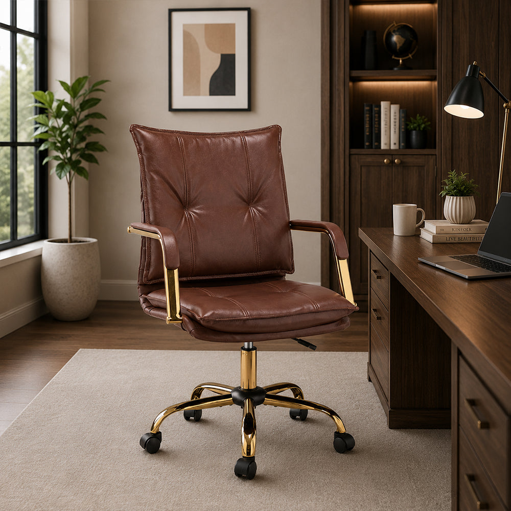 Marlon Office Chair| Brown
