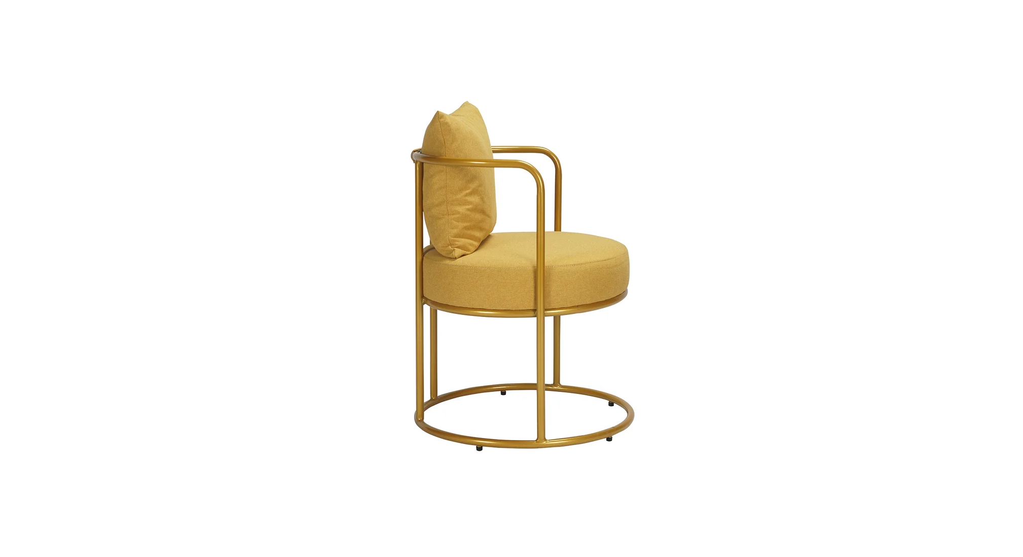 Allex Chair Mustard | Minimalist Side Chair Mustard Yellow