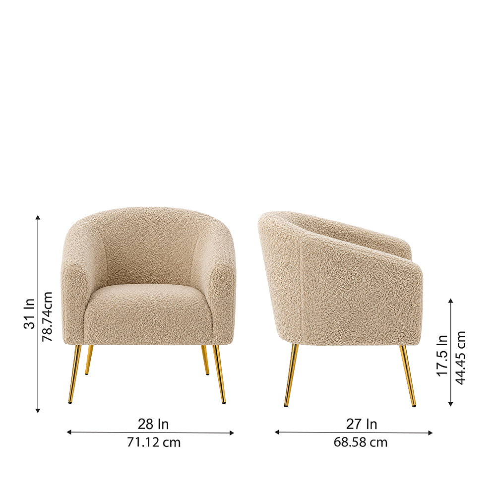 Herrin Accent Chair| Beige