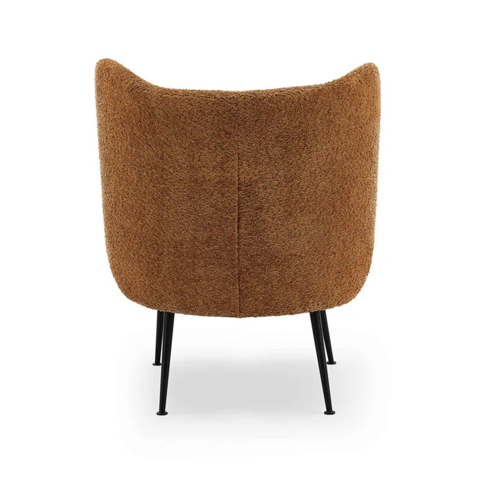Collin Accent Chair Light Brown | Wooden Frame Accent Chair Light Brown