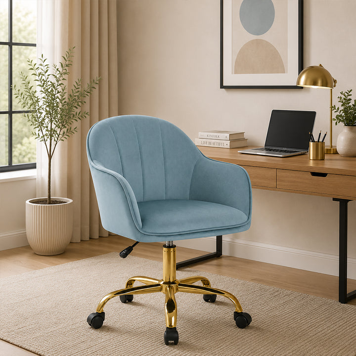 aurora Office Chair|Sky Blue