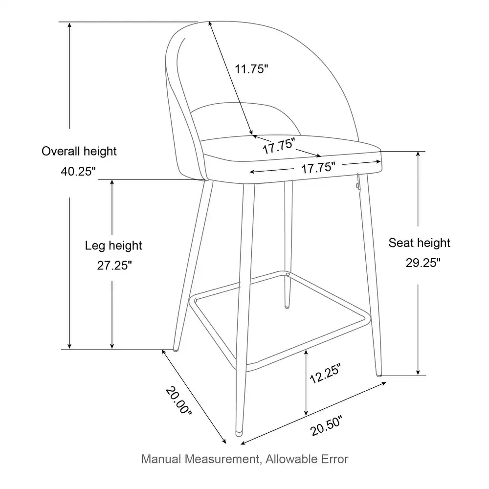 Elmore Bar Stool - Brown