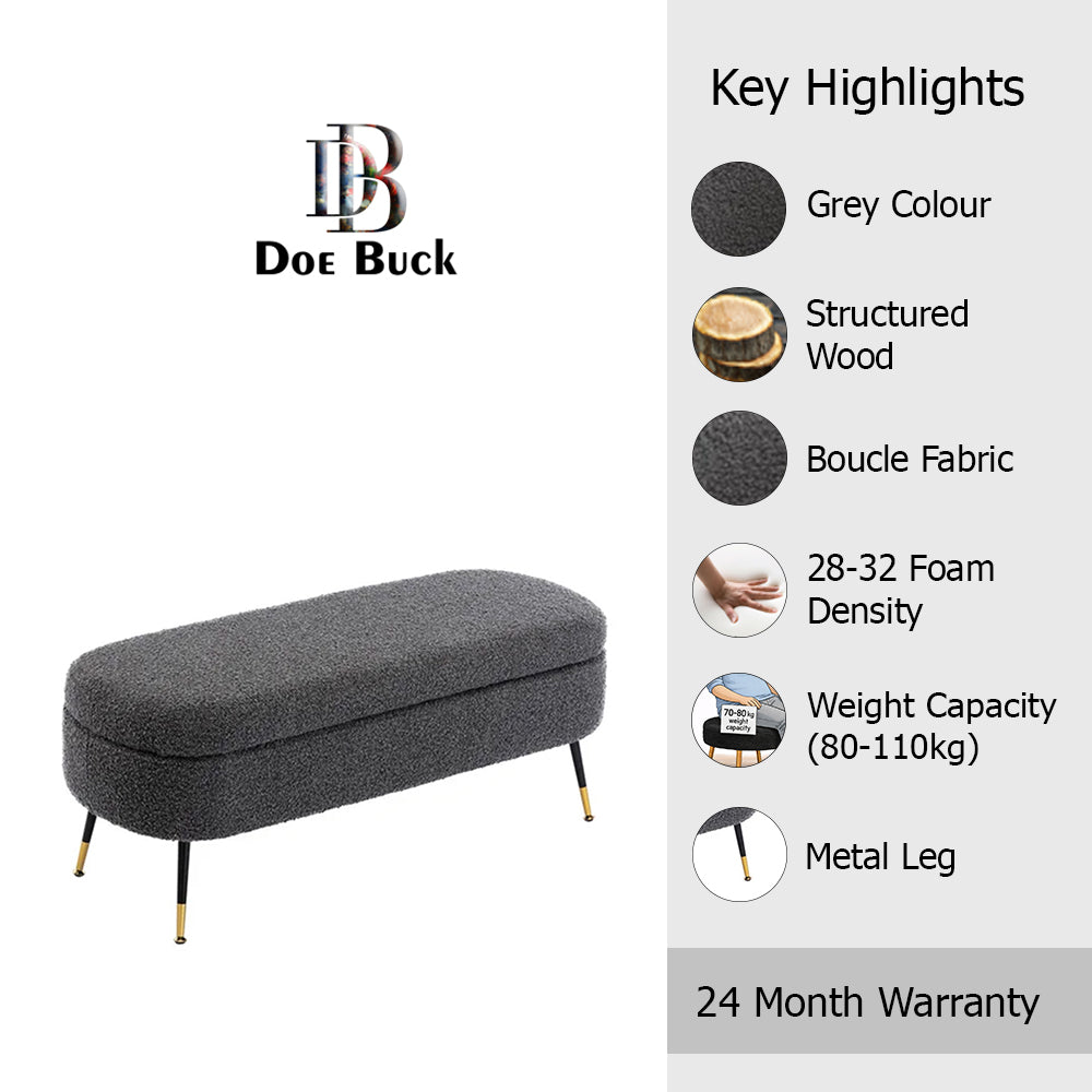 Doe Buck Hilbert bench|Grey