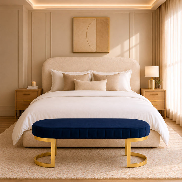 Doe Buck Bella bench|Blue