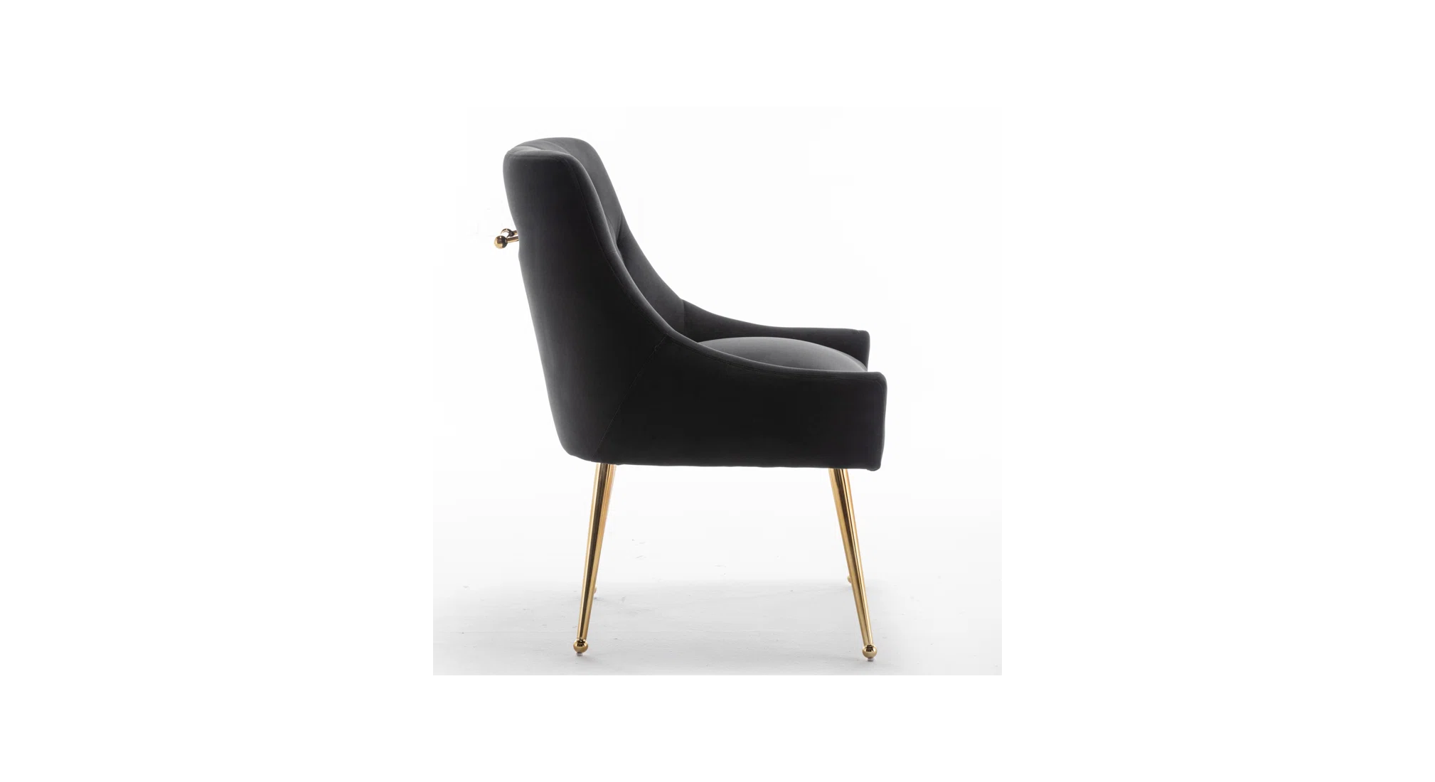 Asul Accent Chair Black | Designer Accent Chair Matte Black