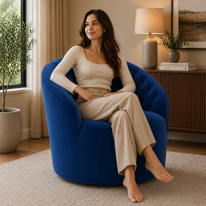 Irasema Accent Chair |Blue
