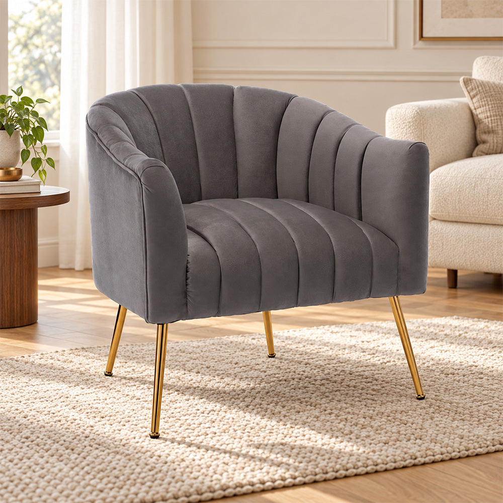 Jella Velvet Accent Chair