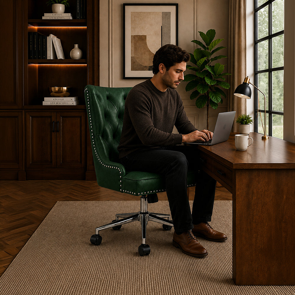 Amparo Office Chair| Green