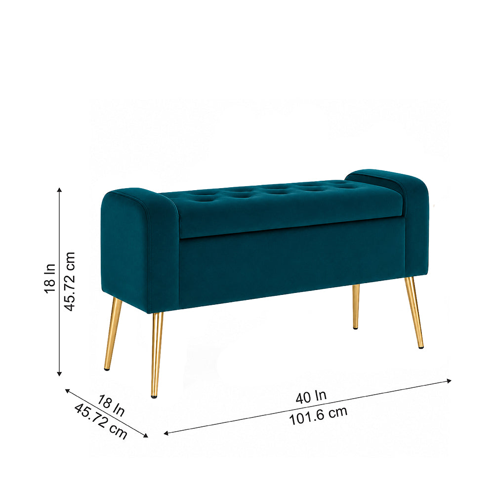 Doe Buck victoria bench|Teal