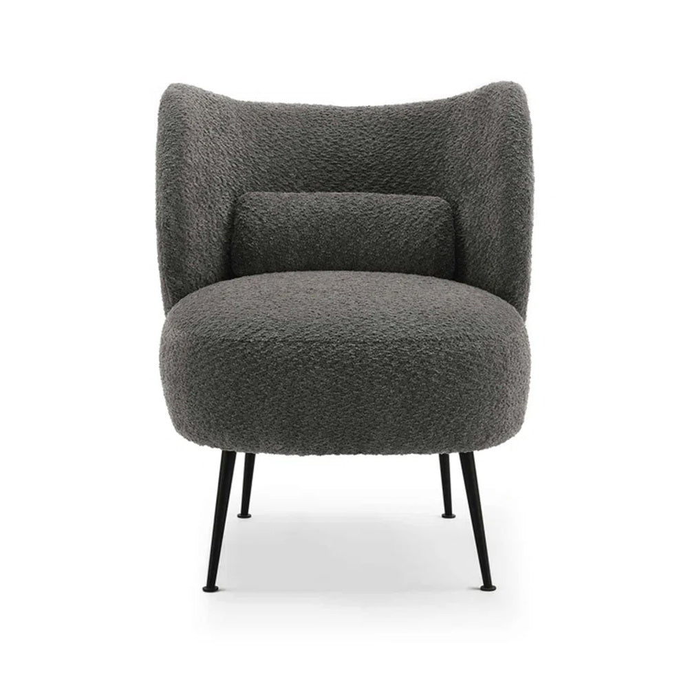 Collin Accent Chair Grey | Wooden Frame Accent Chair Grey