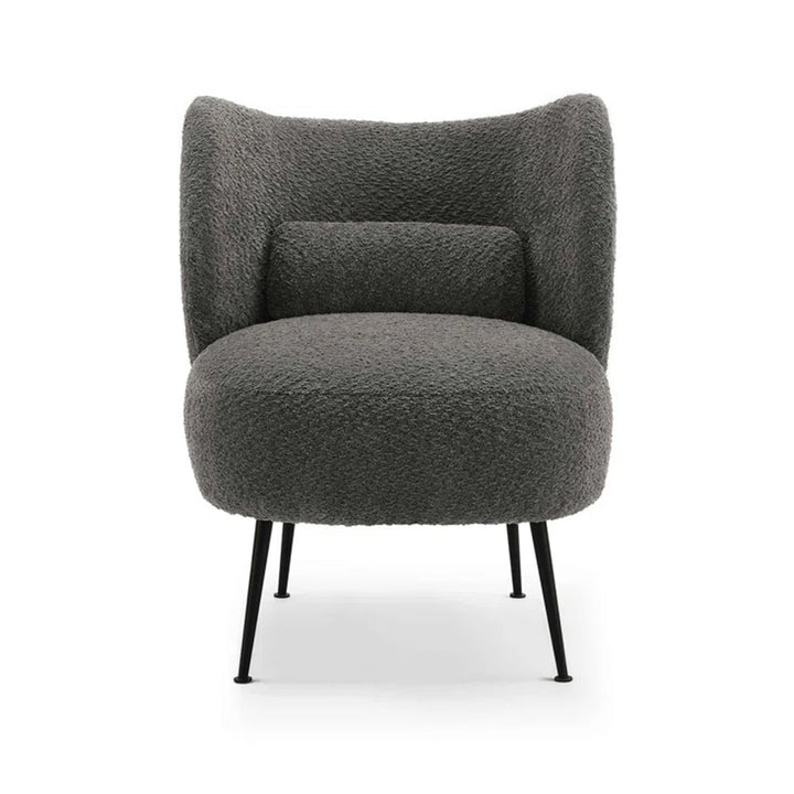 Collin Accent Chair Grey | Wooden Frame Accent Chair Grey