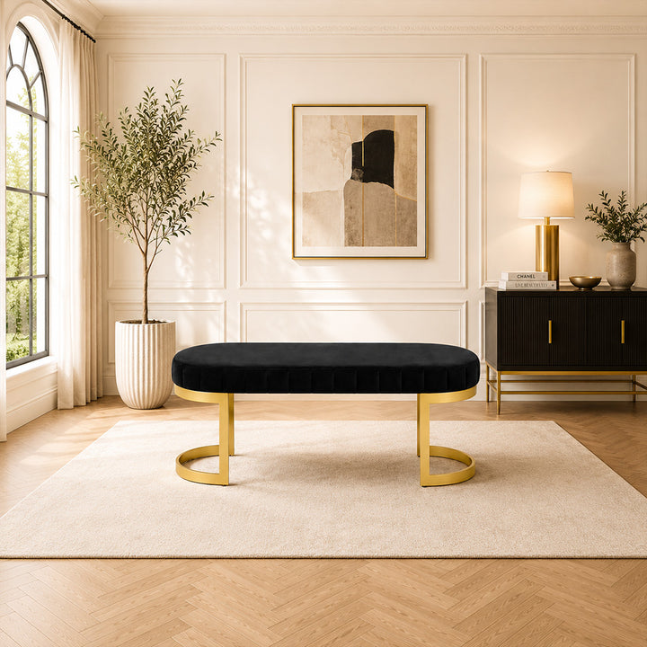 Doe Buck Bella bench|Black