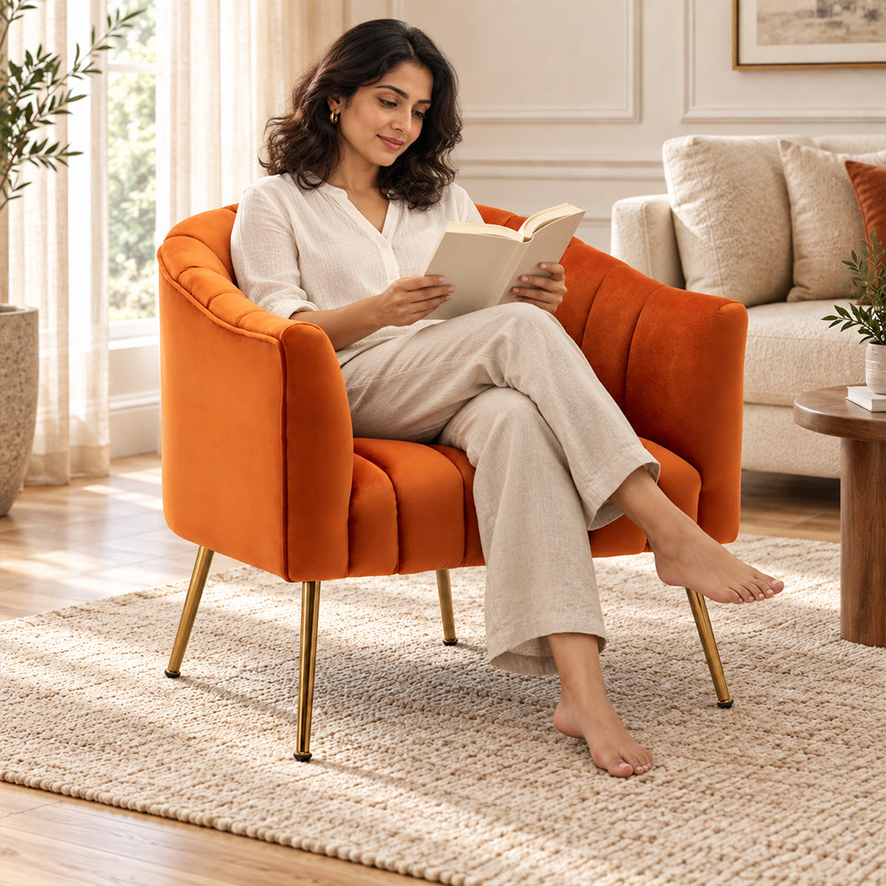 Jella Velvet Accent Chair