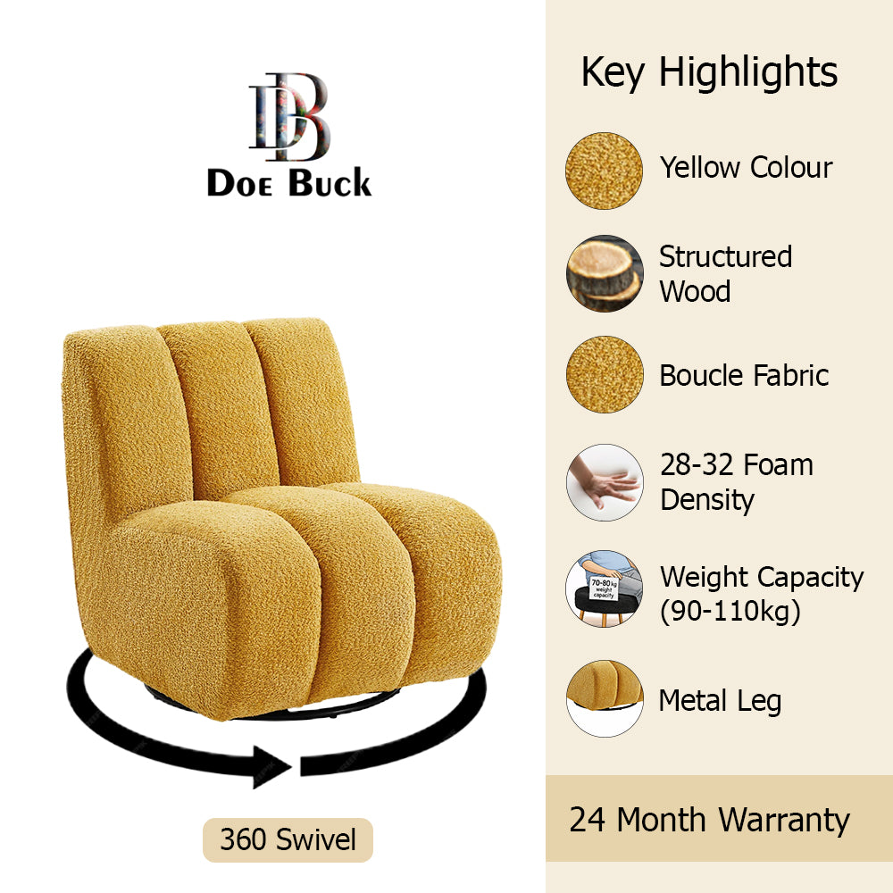 Eroomy Lounge Chair | Yellow